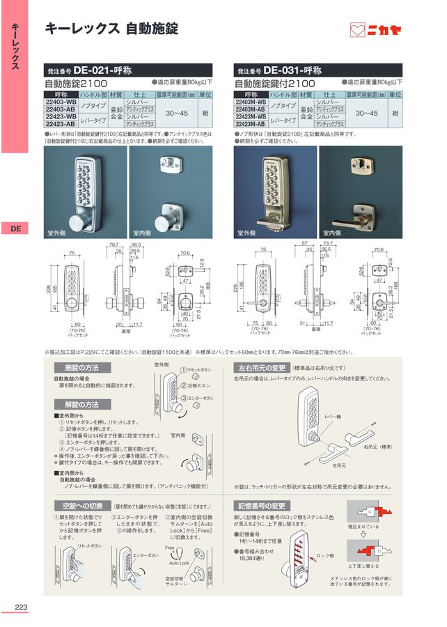 ニカヤ13号カタログ