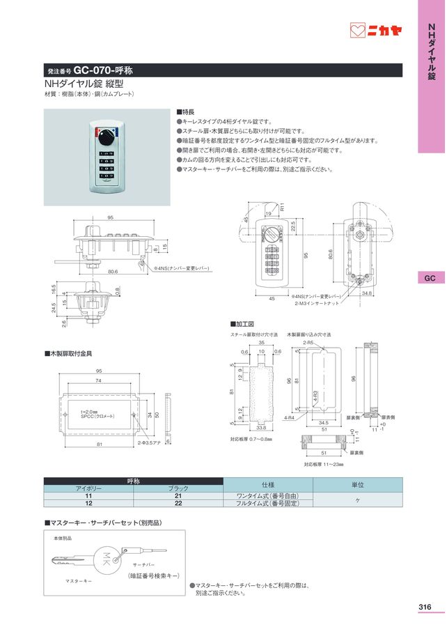 ニカヤ13号カタログ