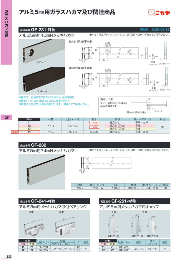 ニカヤ13号カタログ