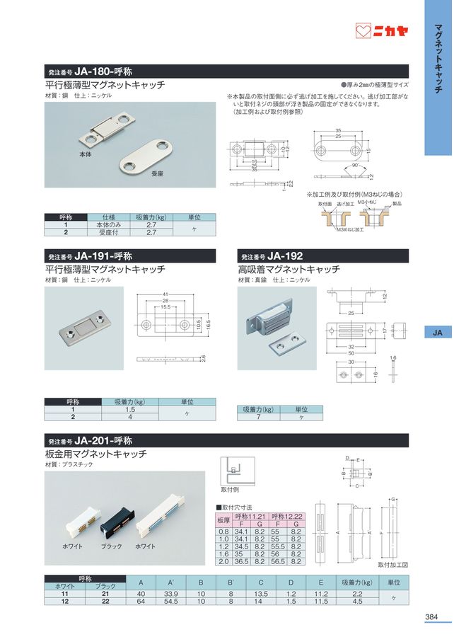 ニカヤ13号カタログ