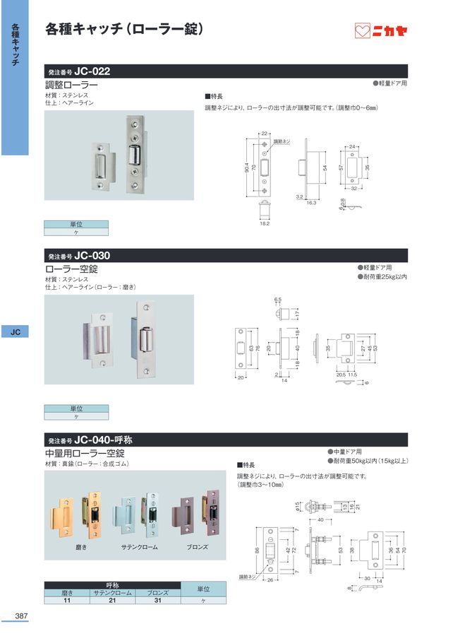ニカヤ13号カタログ
