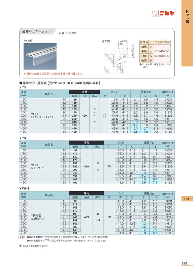 ニカヤ13号カタログ