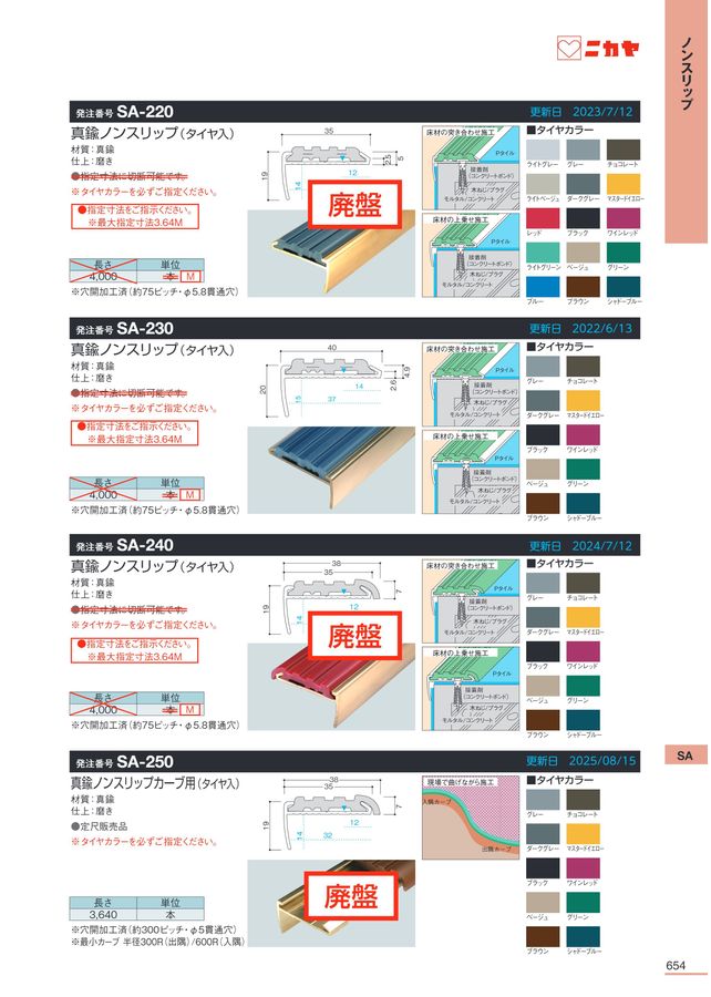 nao購入ページ ニカヤ13号カタログ