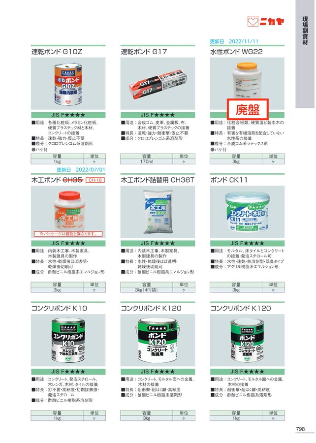 ニカヤ13号カタログ